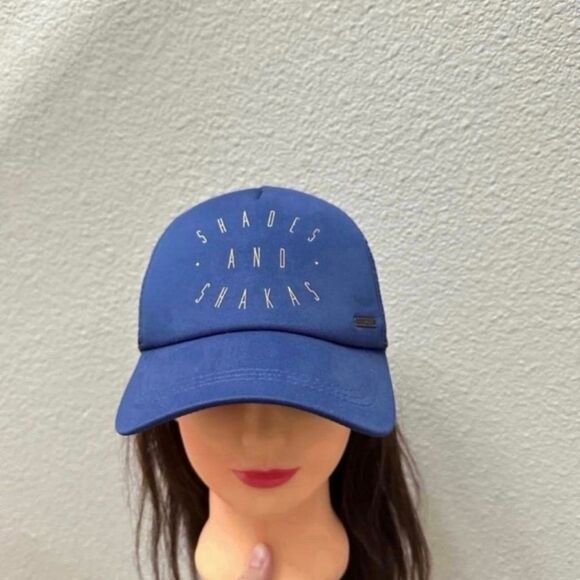 Roxy Dark Blue Trucker Baseball Cap Hat - Picture 1 of 4